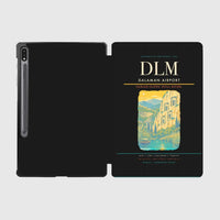 Thumbnail for Dalaman Airport (DLM) design on black samsung tablet tablet case