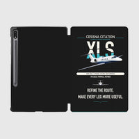 Thumbnail for Cessna Citation XLS design on black samsung tablet tablet case