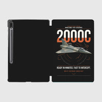 Thumbnail for Dassault Mirage 2000C RDI design on black samsung tablet tablet case