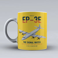 Thumbnail for EP-3E ARIES II design on yellow ceramic mug, double-side print
