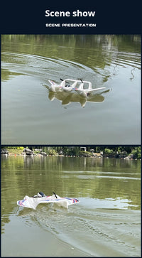 Thumbnail for Amphibious Waterproof Gyro Stabilized EPP Foam Fixed-Wing Glider Aircraft Remote Control Plane - view 17