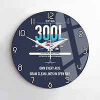 Thumbnail for Extra 300L design on navy blue no frame wall clock