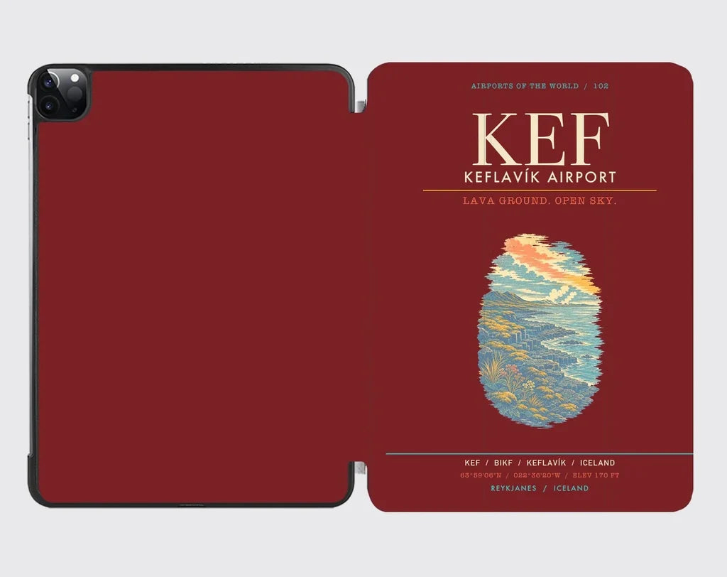 Keflavik Airport KEF - Dark Red