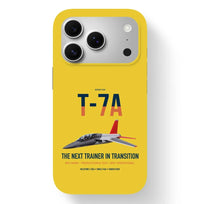 Thumbnail for T-7A Red Hawk design on yellow magsafe iphone case, for iPhone 17 Pro
