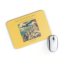 Thumbnail for VINTAGE G4332 - The Caravan Route Above - Designed Mouse Pads design on yellow rectangle