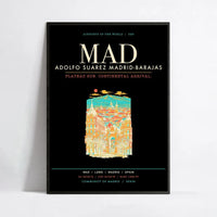 Thumbnail for Adolfo Suarez Madrid-Barajas Airport MAD - Canvas Framed - Black