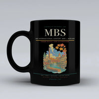 Thumbnail for MBS International Airport (MBS) airport code design on black ceramic mug