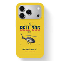 Thumbnail for Bell 205A-1++ design on yellow magsafe iphone case, for iPhone 17 Pro