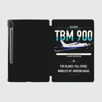 Thumbnail for Daher TBM 900 design on black samsung tablet tablet case
