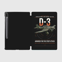 Thumbnail for Junkers Ju 87D-3 design on black samsung tablet tablet case