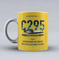 Thumbnail for C295 SIGINT Mug design on yellow airbus