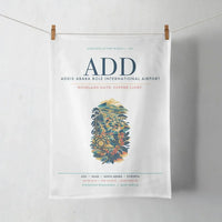 Thumbnail for Addis Ababa Bole International Airport (ADD) design on white towel