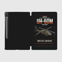 Thumbnail for Sikorsky UH-60M Black Hawk design on black samsung tablet tablet case