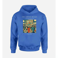 Thumbnail for VINTAGE G4132 - The Airport Mosaic - Premium Hoodie design on blue premium
