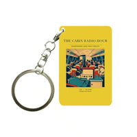 Thumbnail for VINTAGE G4229 - The Cabin Radio Hour - Designed Key Chain design on yellow