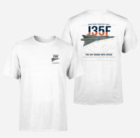 Thumbnail for Saab J 35F Draken design on white t-shirt, double-side print