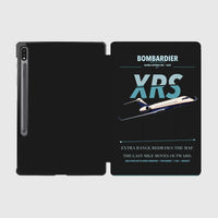 Thumbnail for Bombardier Global Express XRS design on black samsung tablet tablet case