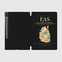 Thumbnail for San Sebastián Airport (EAS) design on black samsung tablet tablet case