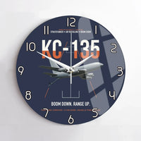 Thumbnail for KC-135 STRATOTANKER design on navy blue no frame wall clock