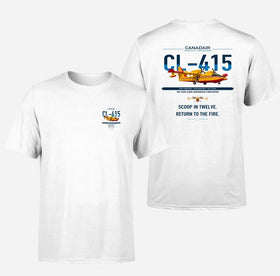 Double-Side Printing — Canadair CL-415 Double-Side T-Shirt