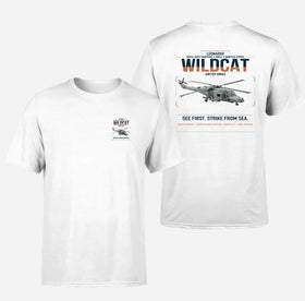 Double-Side Printing — Leonardo AW159 Wildcat HMA2 Double-Side T-Shirt