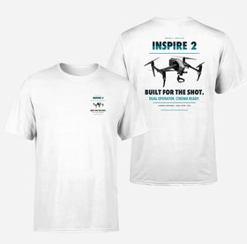 Double-Side Printing — DJI Inspire 2 Drone Double-Side T-Shirt