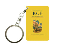 Thumbnail for Sary-Arka Airport (KGF) design on yellow key chain