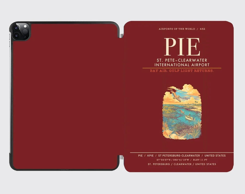 St. PeteClearwater International Airport PIE - Dark Red