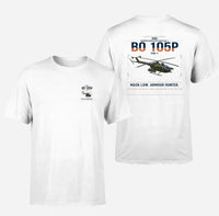 Thumbnail for MBB BO 105P PAH-1 design on white t-shirt, double-side print