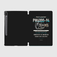Thumbnail for PW4000-94 design on black samsung tablet tablet case