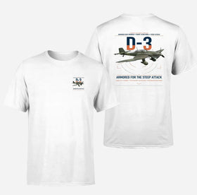 Double-Side Printing — Junkers Ju 87D-3 Double-Side T-Shirt