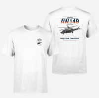 Thumbnail for Leonardo AW149 design on white t-shirt, double-side print