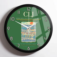 Thumbnail for Avram Iancu Cluj International Airport CLJ Wall-Clock Framed - Green