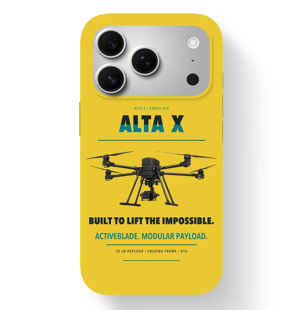 Freefly Alta X Case design on yellow iphone case