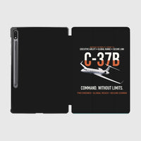 Thumbnail for C-37B Global Command Link design on black samsung tablet tablet case