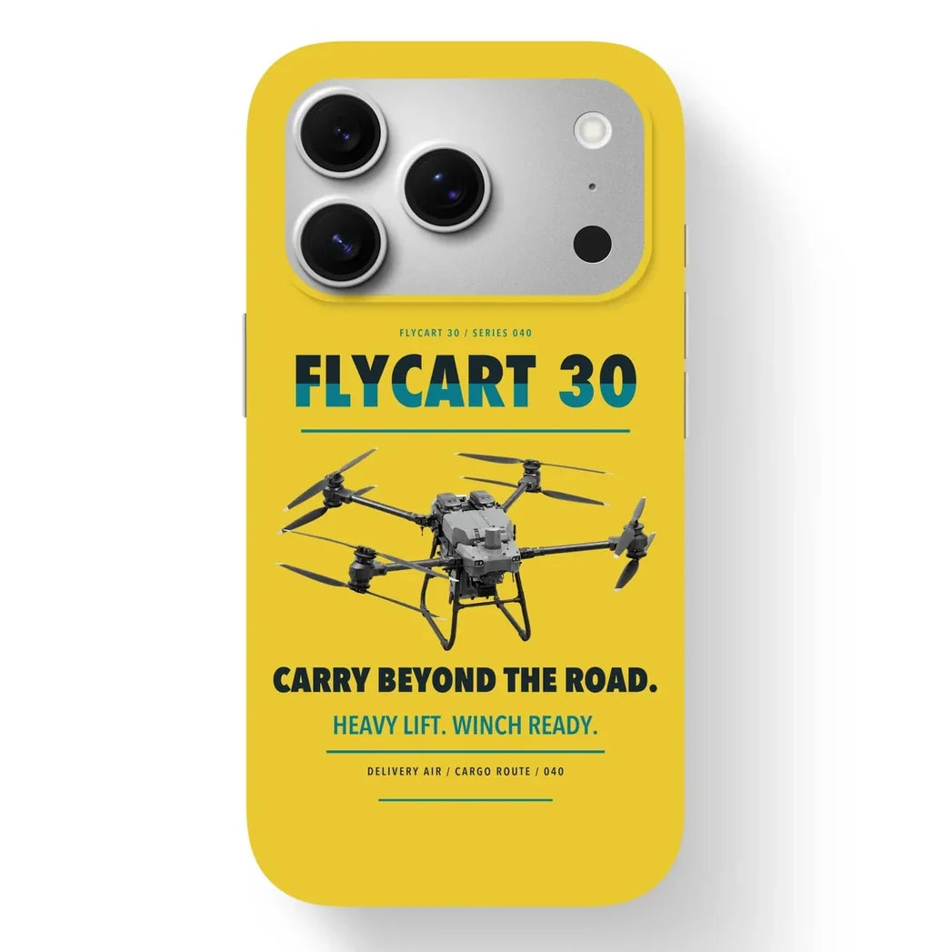 DJI FlyCart 30 Case design on yellow iphone case