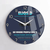 Thumbnail for Flyability Elios 3 design on navy blue no frame wall clock