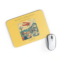Thumbnail for VINTAGE G4476 - The Seawall Promenade Pass - Designed Mouse Pads design on yellow rectangle