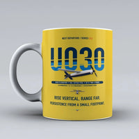 Thumbnail for U030 Flexrotor Mug design on yellow airbus