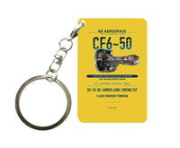 Thumbnail for CF6-50 Key Chain design on yellow key chain