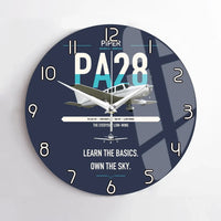 Thumbnail for Piper PA-28-181 Archer LX design on navy blue no frame wall clock