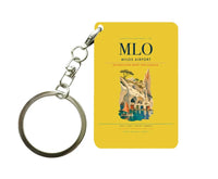 Thumbnail for Milos Airport (MLO) design on yellow key chain