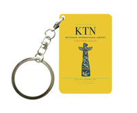 Thumbnail for Ketchikan International Airport (KTN) design on yellow key chain