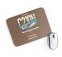 Thumbnail for Cessna T210N Centurion design on brown rectangle mouse pad