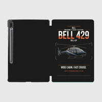 Thumbnail for Bell 429 design on black samsung tablet tablet case