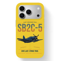 Thumbnail for SB2C-5 Helldiver design on yellow magsafe iphone case, for iPhone 17 Pro