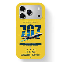 Thumbnail for Boeing 707-320C design on yellow magsafe iphone case