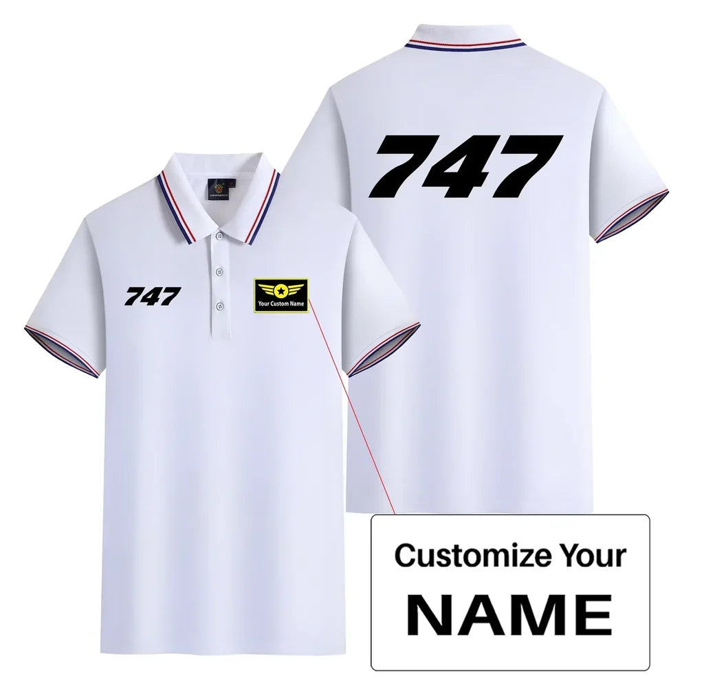 Customisable Boeing 747 Polo Shirt - view 17