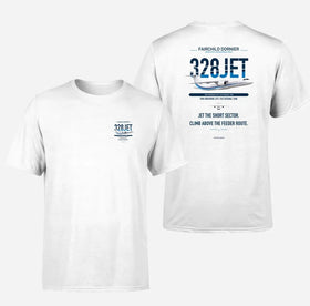 Double-Side Printing — Fairchild Dornier 328JET Double-Side T-Shirt