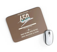 Thumbnail for Cessna Citation 650 - Citation III design on brown rectangle mouse pad
